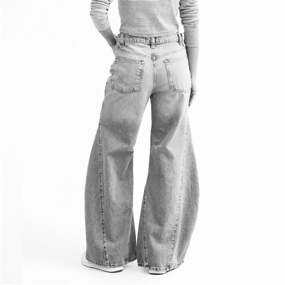 Free People We The Free Eden High Slouchy Flare Wide Leg Jeans - Picture 3 of 11